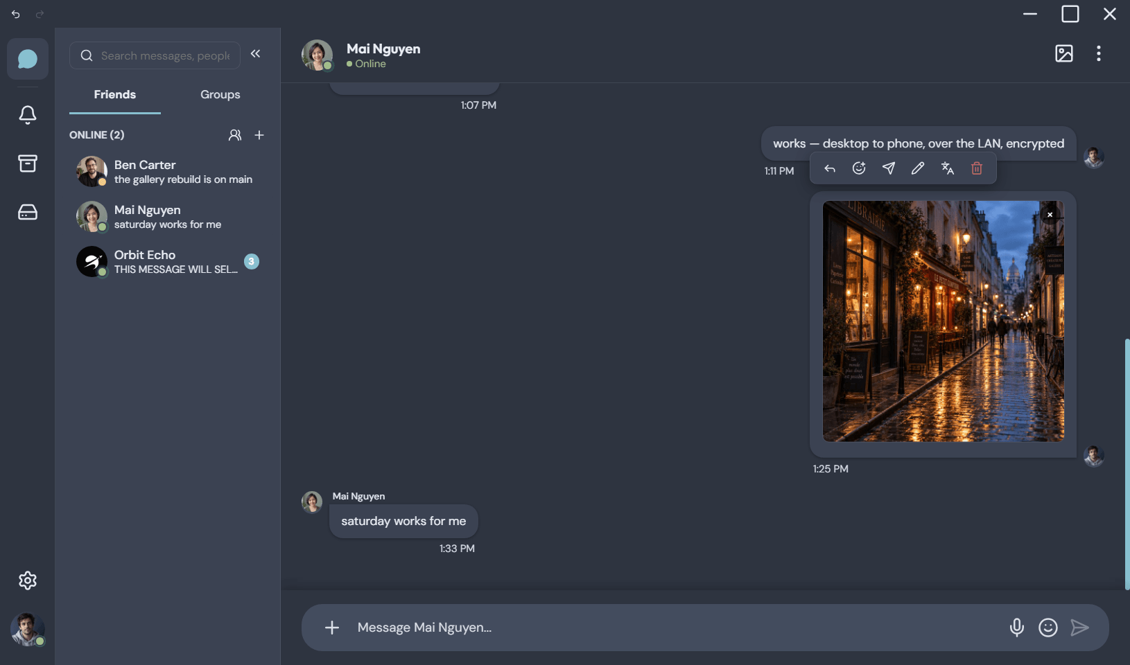 Orbit in nord theme